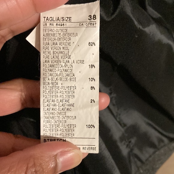 Grey Benetton Tweed Jacket - Picture 5 of 5